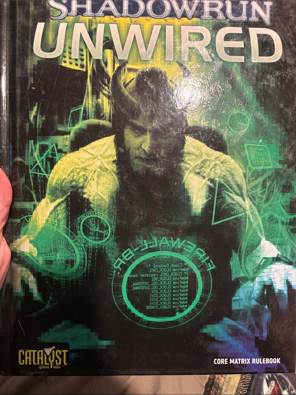 Topps Shadowrun Unwired core matrix rulebook